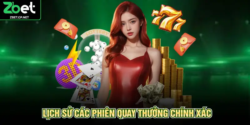 Lịch sử các phiên quay thưởng chính xác