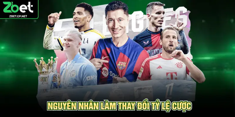Nguyên nhân làm thay đổi tỷ lệ cược