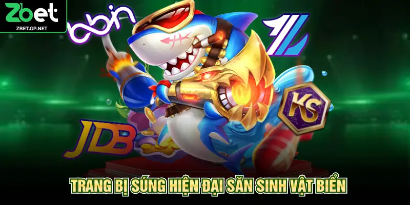 Trang bị súng hiện đại săn sinh vật biển